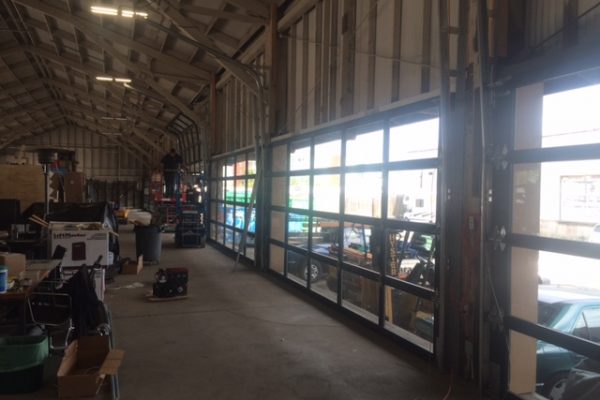 Large Multi-Windowed Garage doors