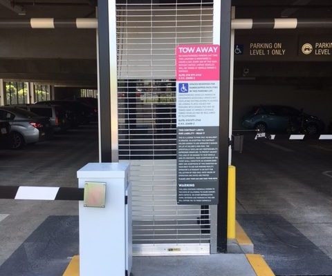 Small parking Garage door